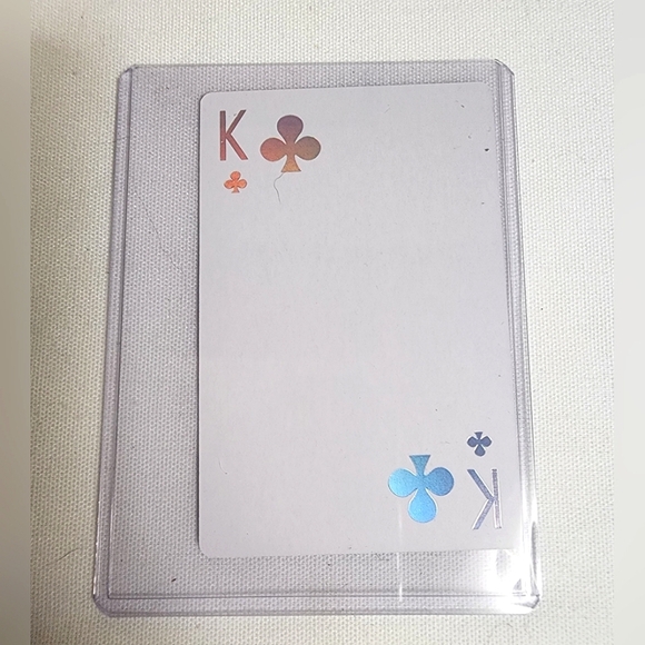 DIOR JOYS King of Clubs Playing Card in Protective Sleeve - Picture 1 of 2